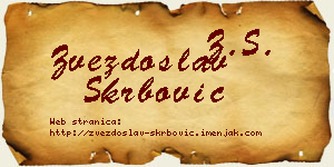 Zvezdoslav Škrbović vizit kartica